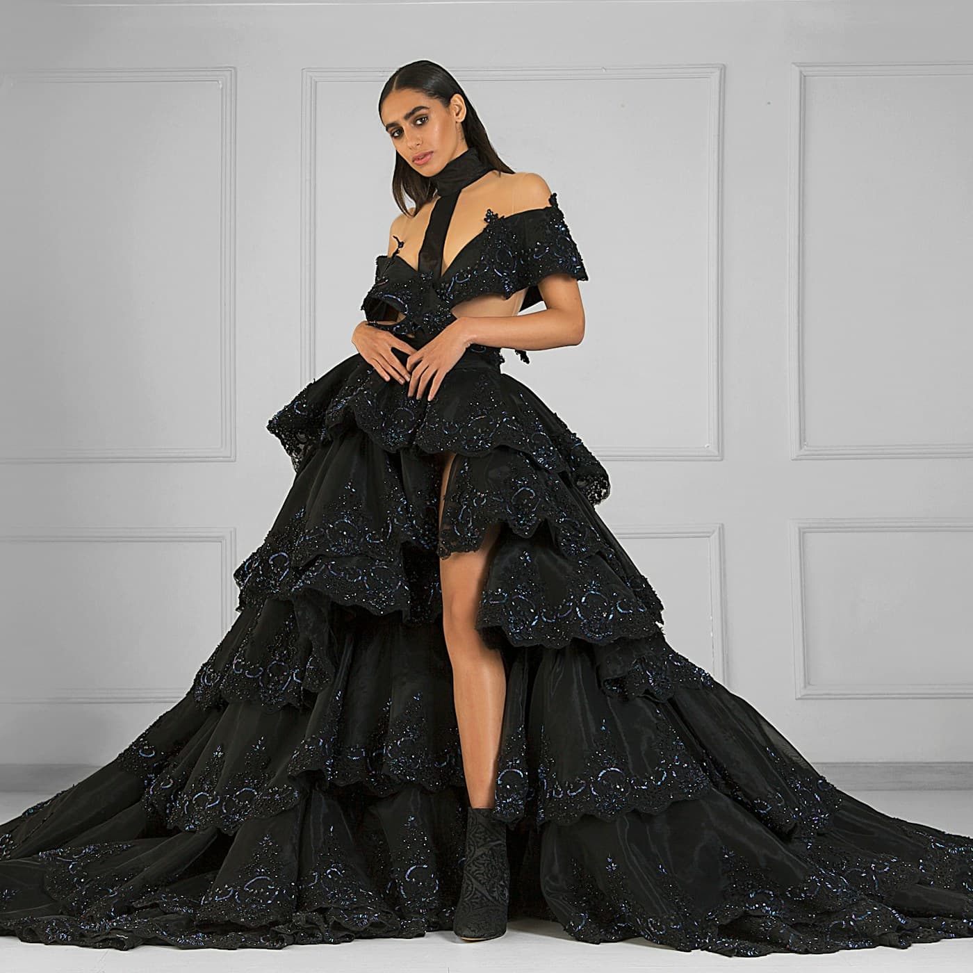 Midnight Minimal Evening Dress